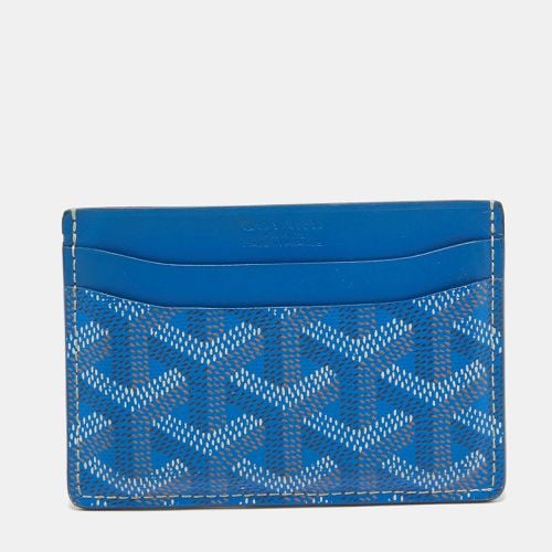 Goyard Blue Goyardine Coated Canvas and Leather Saint Sulpice Card Holder - Goyard - Modalova