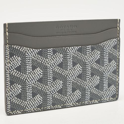 Goyard Grey Goyardine Coated Canvas and Leather Saint Sulpice Card Holder - Goyard - Modalova