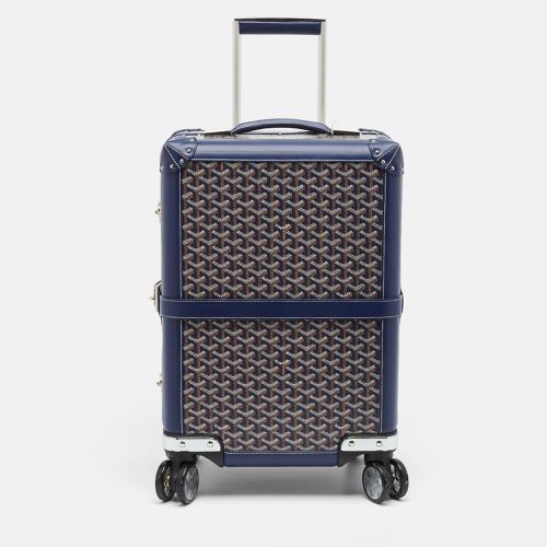 Goyard Blue Goyardine Coated Canvas Bourget PM Trolley Case - Goyard - Modalova