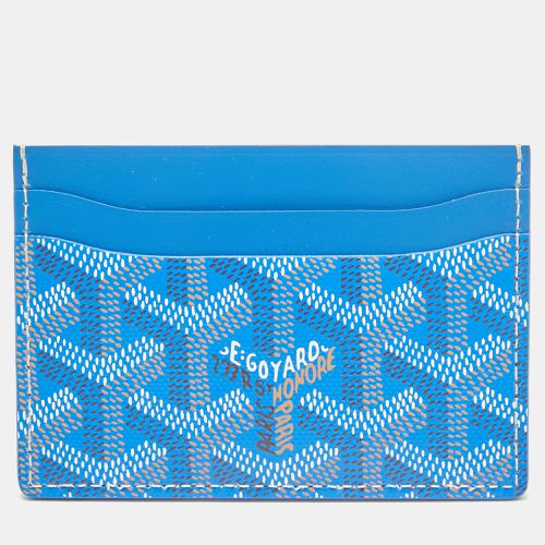 Goyard Blue Goyardine Coated Canvas and Leather Saint Sulpice Card Holder - Goyard - Modalova