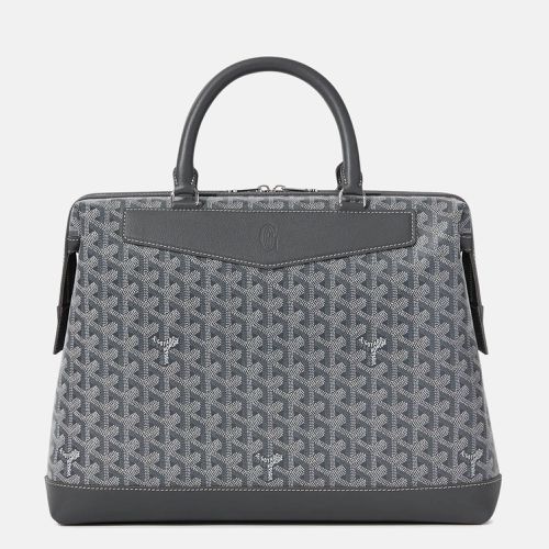 Goyard Grey Leather and Signature Canvas Cisaplin Document Case - Goyard - Modalova