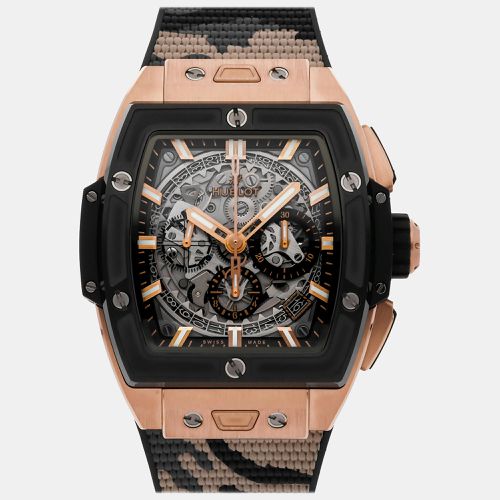 Hublot Silver 18k Rose Gold Big Bang Automatic Men's Wristwatch 42 mm - Hublot - Modalova