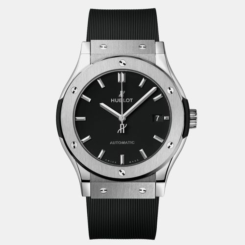 Hublot Black Titanium Classic Fusion Men's Wristwatch 42 mm - Hublot - Modalova