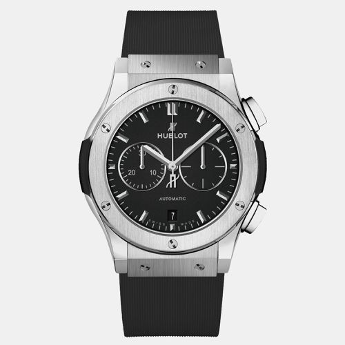 Hublot Black Titanium Classic Fusion Chronograph Men's Wristwatch 42 mm - Hublot - Modalova