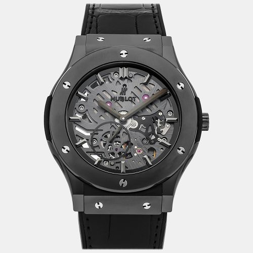 Hublot Skeleton Ceramic Classic Fusion 515.CM.0140.LR Manual Winding Men's Wristwatch 45 mm - Hublot - Modalova