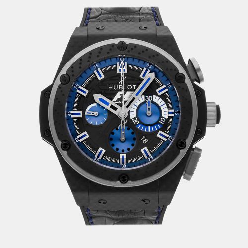 Hublot Black Carbon Fiber King Power 703.QM.1129.HR.FIL11 Automatic Men's Wristwatch 48 mm - Hublot - Modalova