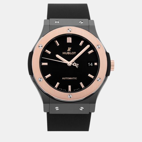 Hublot Black Ceramic Classic Fusion 511.CO.1181.RX Automatic Men's Wristwatch 45 mm - Hublot - Modalova