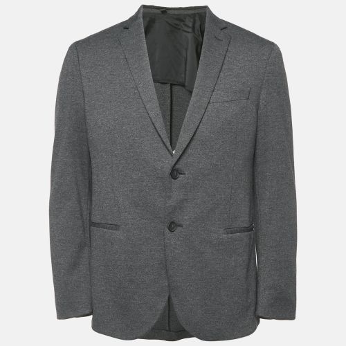 Hugo Boss Black Knit Button Front Tailored Blazer L - Hugo Boss - Modalova