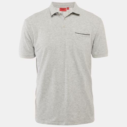 Hugo Boss Grey Jersey Polo T-Shirt L - Hugo Boss - Modalova