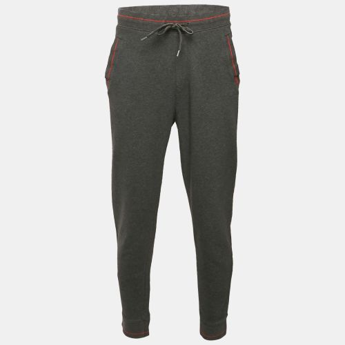 Hugo Boss Grey Cotton Knit Doak Trackpants XL - Hugo Boss - Modalova