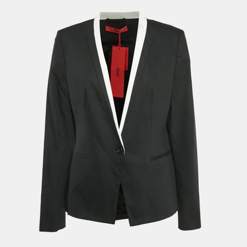 Hugo Hugo Boss Black Gabardine Single Breasted Blazer L - Hugo Boss - Modalova