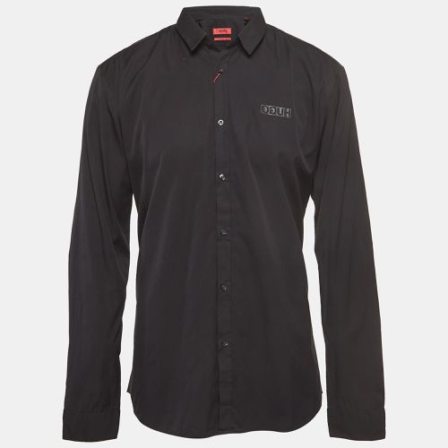 Hugo Boss Black Cotton Long Sleeve Shirt 2XL - Hugo Boss - Modalova