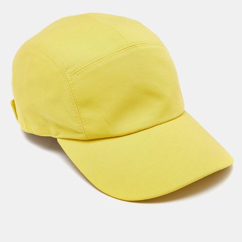 Hermès Yellow H Embroidered Cotton Cap Size 59 - Hermes - Modalova