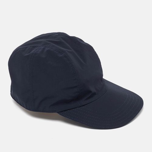 Hermes Navy Blue Printed Nylon Reversible Roger Cap M - Hermes - Modalova