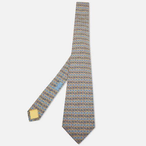 Hermès Printed Silk Tie - Hermes - Modalova