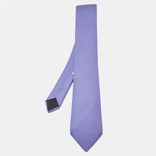 Hermès Purple Jacquard Silk Saint-Honore Tie - Hermes - Modalova