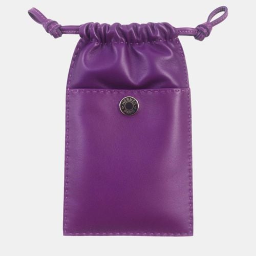 Hermes Pilo Anjou Miro Vous Swift Leather Phone Case Purple Leather - Hermes - Modalova