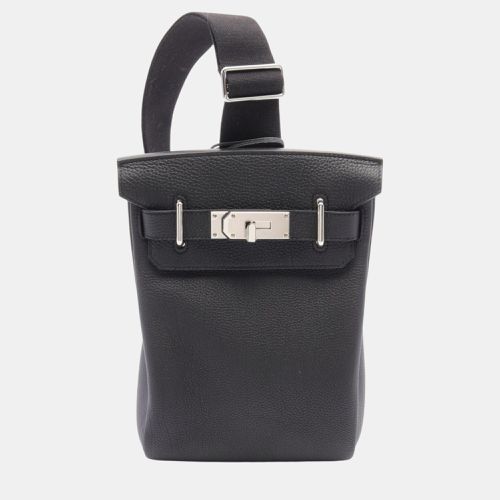 Hermes Kelly Accado PM Waist Bag Black Leather - Hermes - Modalova