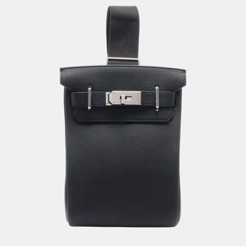 Hermes Kelly Accado PM Waist Bag Black Leather - Hermes - Modalova