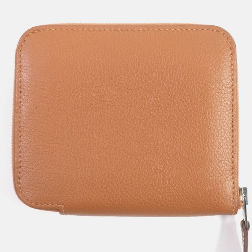 Hermes Biscuit Brown Azap Compact Coin Case - Hermes - Modalova