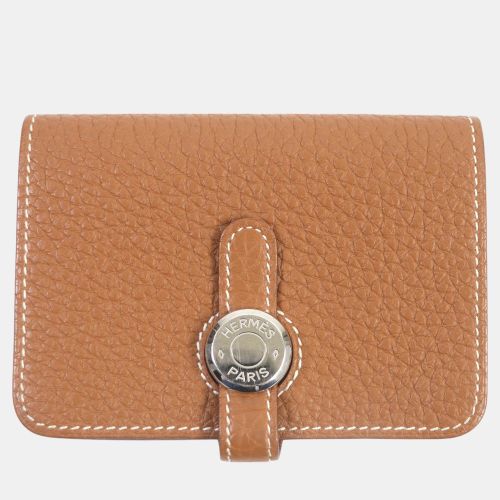 Hermes Gold Togo Dogon Compact Card Holder 2019 - Hermes - Modalova