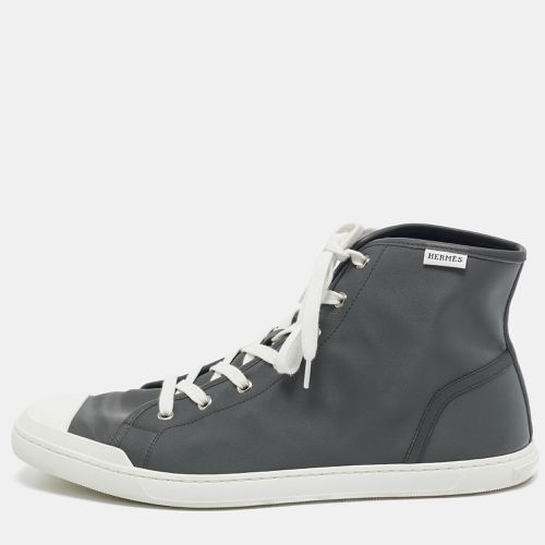 Hermès Green Nylon Express High Top Sneakers Size 45 - Hermes - Modalova