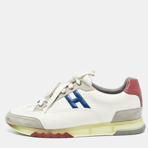 Hermes Multicolor Leather and Suede Trail Sneakers Size 43.5 - Hermes - Modalova