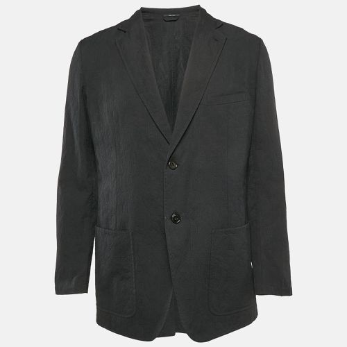 Hermès Black Cotton Jacquard Single Breasted Blazer XL - Hermes - Modalova