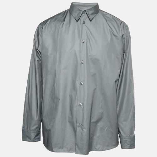 Hermès Grey Poplin Vert De Gris Shirt M - Hermes - Modalova