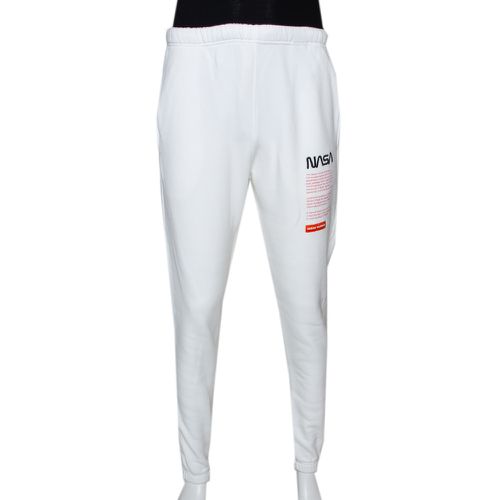 Heron Preston White Knit NASA Track Pants M - Heron Preston - Modalova