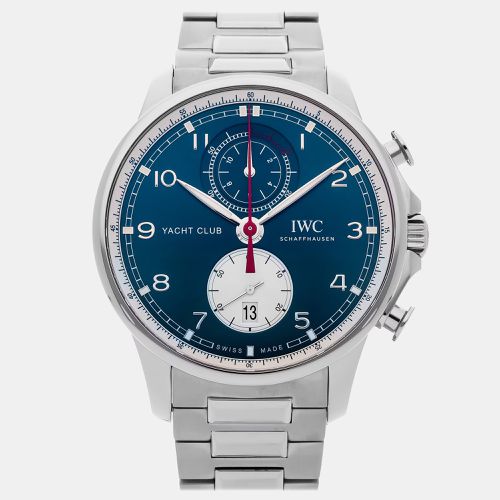 IWC Blue Stainless Steel Portuguese Yacht Club IW3907-04 Automatic Men's Wristwatch 44 mm - IWC - Modalova