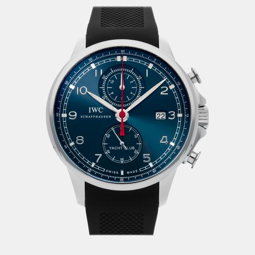 IWC Blue Stainless Steel Portugieser IW3902-13 Automatic Men's Wristwatch 45 mm - IWC - Modalova