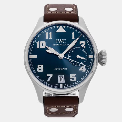 IWC Blue Stainless Steel Big Pilot's IW5009-08 Automatic Men's Wristwatch 46 mm - IWC - Modalova