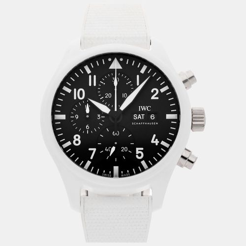 IWC Black Ceramic Pilot's Automatic Men's Wristwatch 44 mm - IWC - Modalova