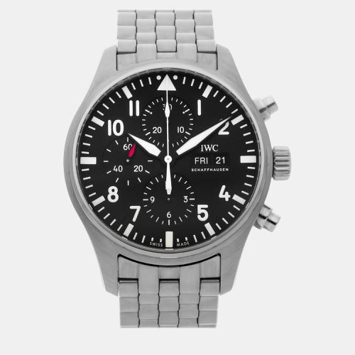 Stainless Steel Pilot's IW3777-10 Automatic Men's Wristwatch 43 mm - IWC - Modalova