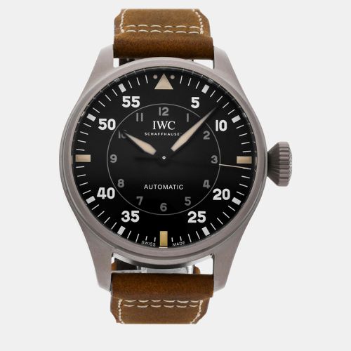 IWC Black Titanium Big Pilot's IW3297-01 Automatic Men's Wristwatch 43 mm - IWC - Modalova