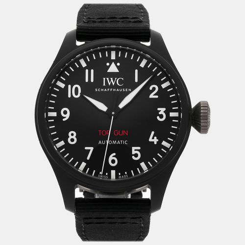 IWC Black Ceramic Pilot's IW3891-08 Automatic Men's Wristwatch 44 mm - IWC - Modalova