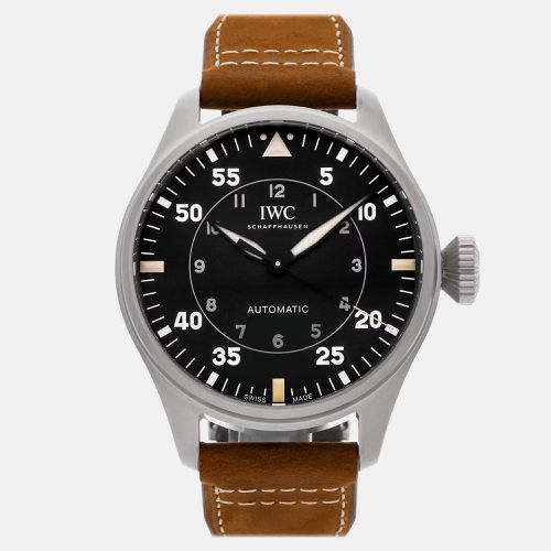 IWC Black Titanium Big Pilot's IW3297-01 Automatic Men's Wristwatch 43 mm - IWC - Modalova