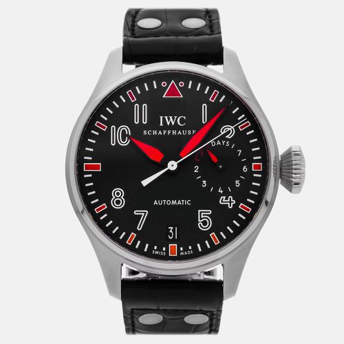 IWC Black Stainless Steel Big Pilot's IW5004-33 Automatic Men's Wristwatch 46 mm - IWC - Modalova