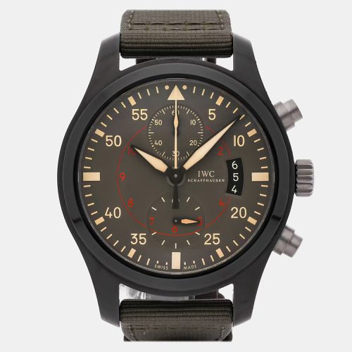 IWC Grey Ceramic Pilot's IW3880-02 Automatic Men's Wristwatch 46 mm - IWC - Modalova