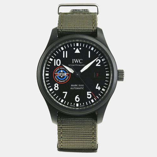 IWC Black Ceramic Pilot Watch Mark XVIII IW324712 Men's Wristwatch 42mm - IWC - Modalova