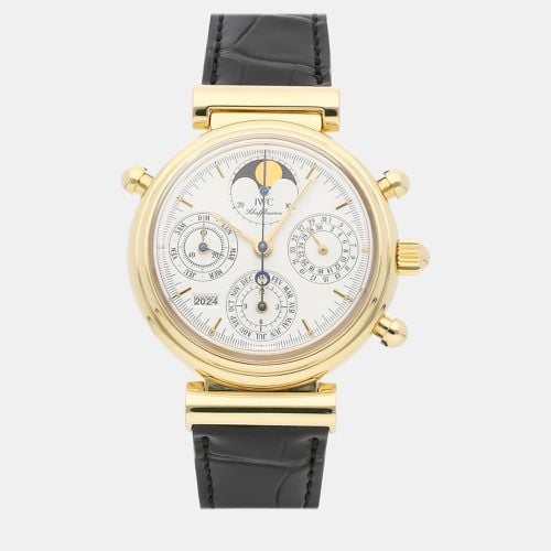 K Yellow Gold Da Vinci IW3751-05 Automatic Men's Wristwatch 39 mm - IWC - Modalova