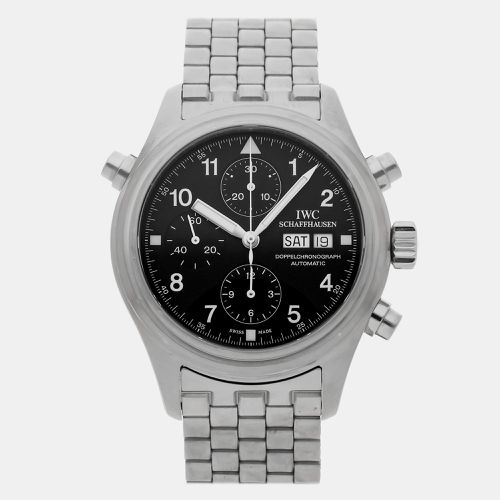 IWC Black Stainless Steel Pilot's IW3713-19 Automatic Men's Wristwatch 42 mm - IWC - Modalova