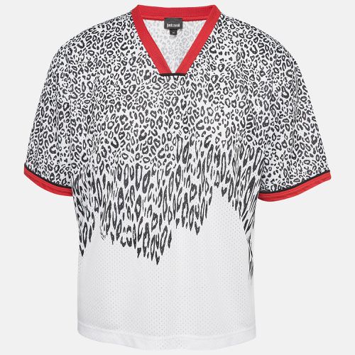 Animal Print Bird Eye Jersey T-Shirt M - Just Cavalli - Modalova