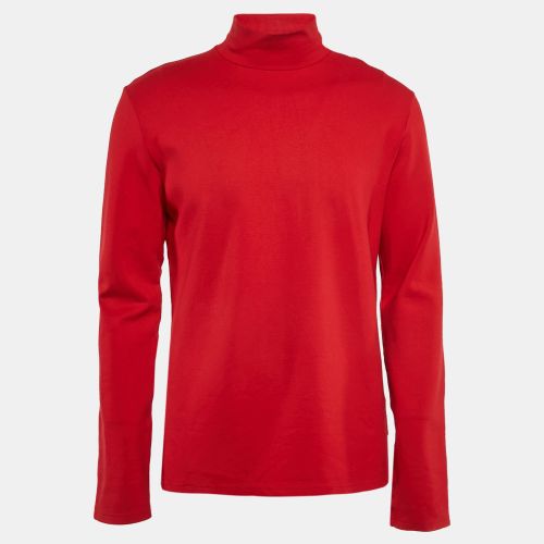 Just Cavalli Red Logo Tape Jersey Turtle Neck T-Shirt XXL - Just Cavalli - Modalova