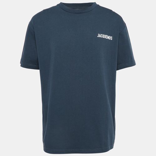 Jacquemus Blue Cotton Crew Neck T-Shirt XXL - Jacquemus - Modalova