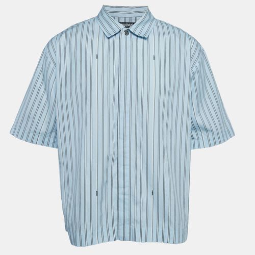 Striped Cotton La Chemise Manches Courte Shirt XL - Jacquemus - Modalova