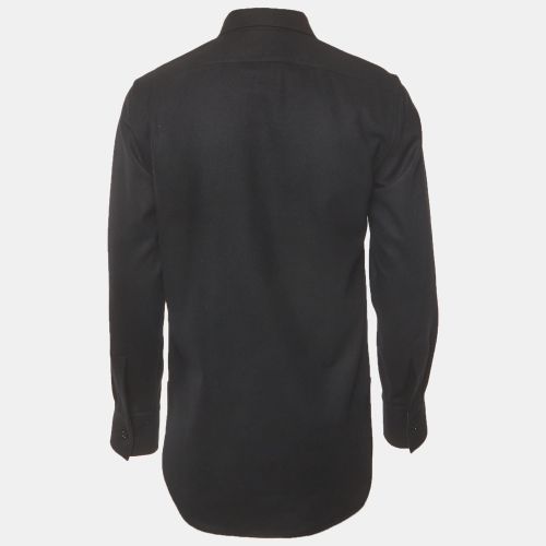 Felt Button Front Long Sleeve Shirt L - Jil Sander - Modalova