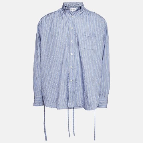 Striped Cotton Crinkle Oversized Shirt M - John Elliott - Modalova