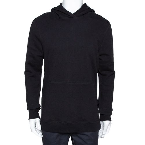 John Elliott Black Cotton Side Zip Detail Hooded Villain Sweatshirt L - John Elliott - Modalova